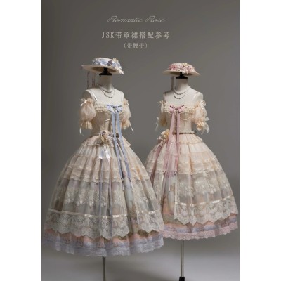 Zuo Lanrichen Romantic Rose Corset Top Vest Blouse Overblouse Skirt Overskirt and JSK(Reservation/5 Colours/Full Payment Without Shipping)